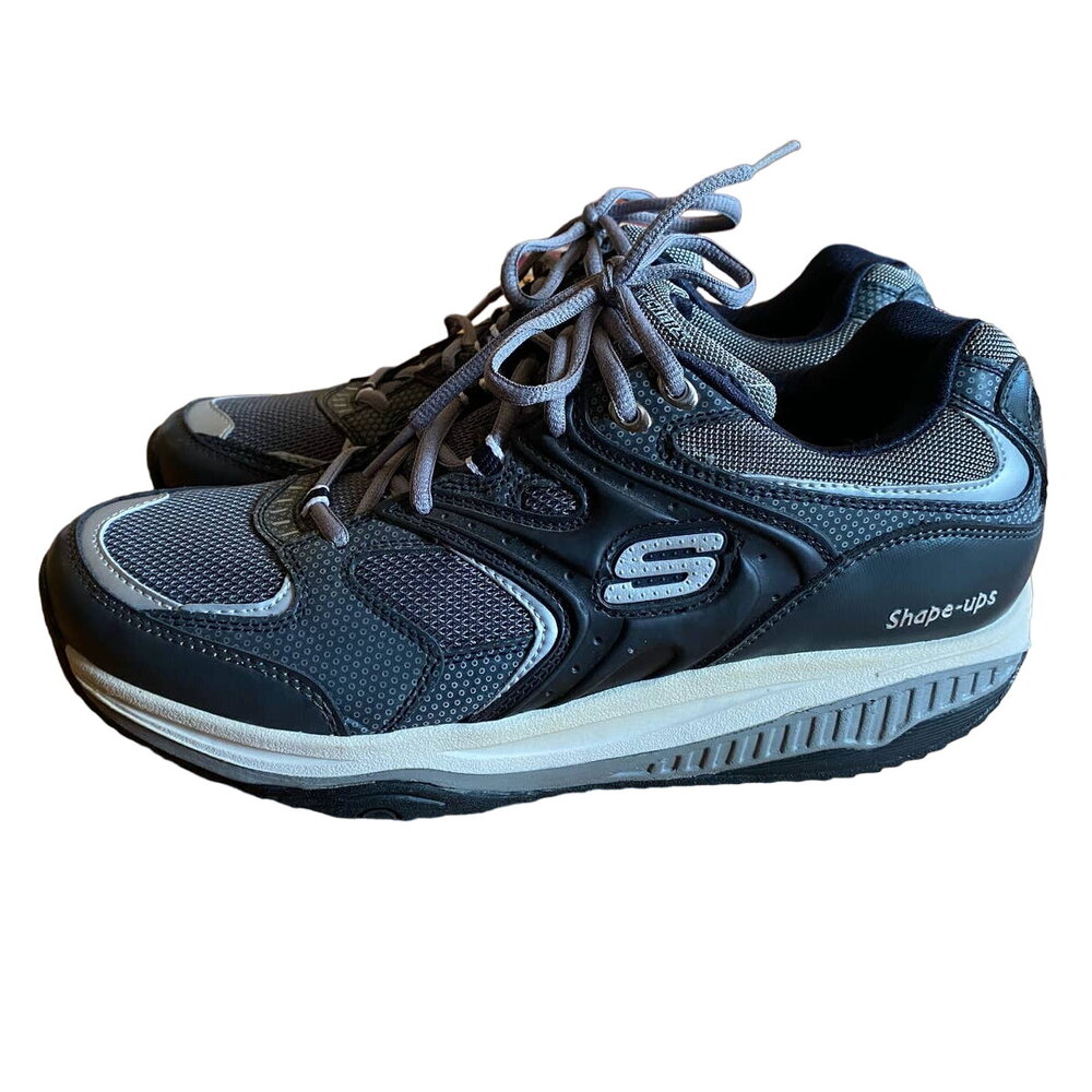 Sketchers Shape Up Athletic Shoes 9us Gray Great Condition Xmas Present
